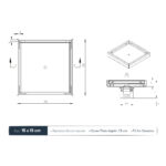 STERN KONZEPT CONCEAL TILE DRAIN 15X15 CM - Image 3