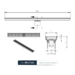 STERN KONZEPT GRILL FLOOR DRAIN 60X7 CM - Image 3