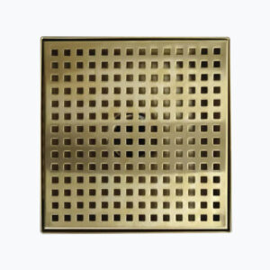 STERN KONZEPT SCREEN FLOOR DRAIN GOLD 20X20 CM