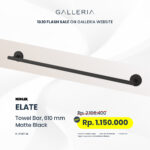 KOHLER ELATE 24' TOWEL BAR BLACK