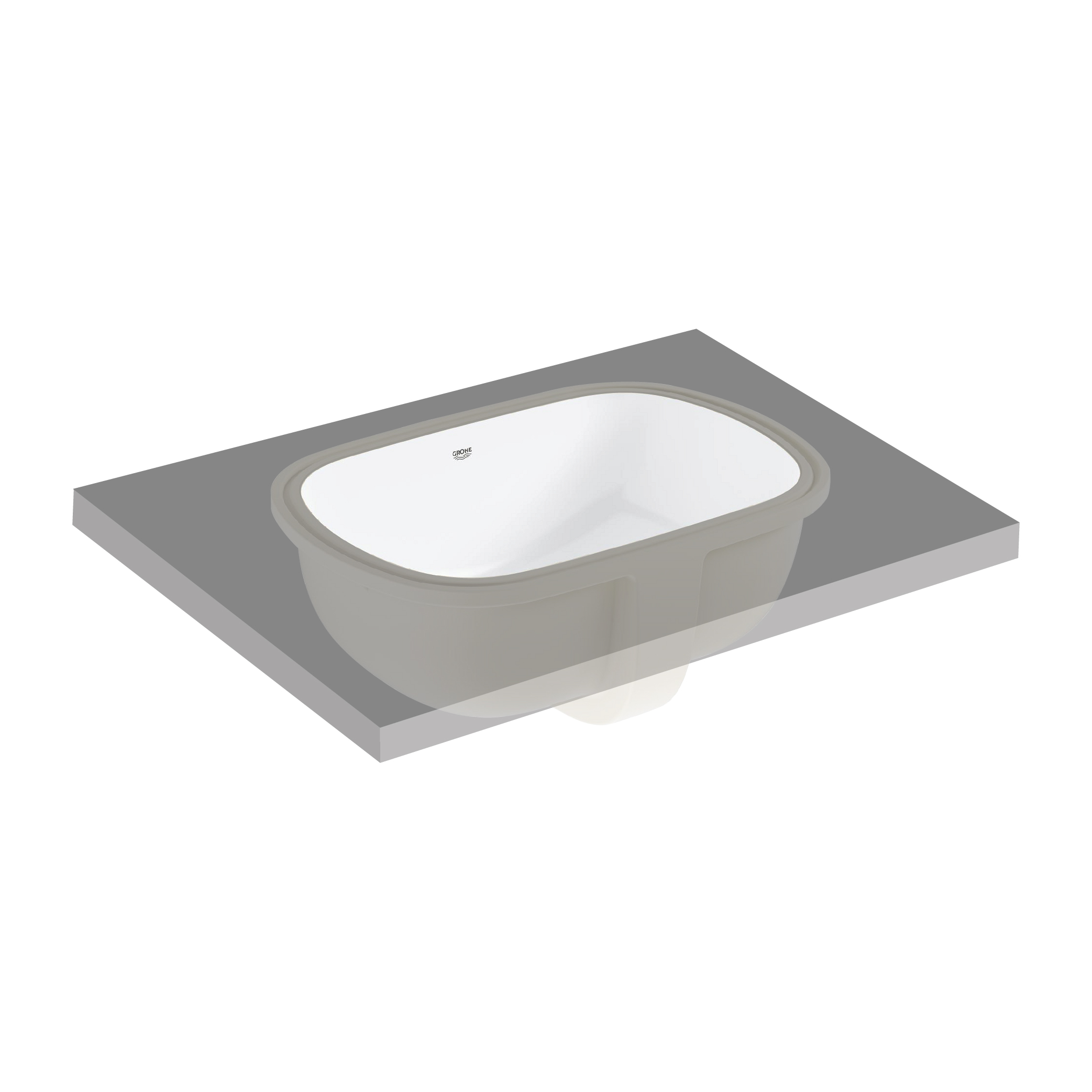 Grohe-101022SH00-01-1.jpg GROHE EUROSMART UNDER COUNTER BASIN OVAL 55 - Image 1
