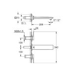 GROHE SPA ALLURE 3 HOLE M-SIZE - Image 2