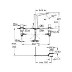 GROHE ALLURE BRILLIANT 3 HOLE L-SIZE - Image 2