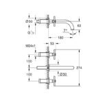 GROHE SPA ATRIO 3 HOLE M-SIZE - Image 2