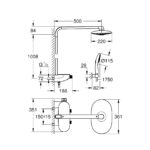 GROHE RAINSHOWER SMARTCONTROL DUO 360 WITH THERMOSTAT - Image 2