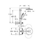 GROHE EUPHORIA SMARTCONTROL 310MM ROUND - Image 2