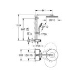 GROHE EUPHORIA SMARTCONTROL 310 DUO SHOWER SYSTEM WITH THERMOSTAT - Image 2