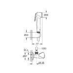 GROHE NEW TEMPESTA F-TRIGGER SPRAY SET WITH VALVE - Image 2