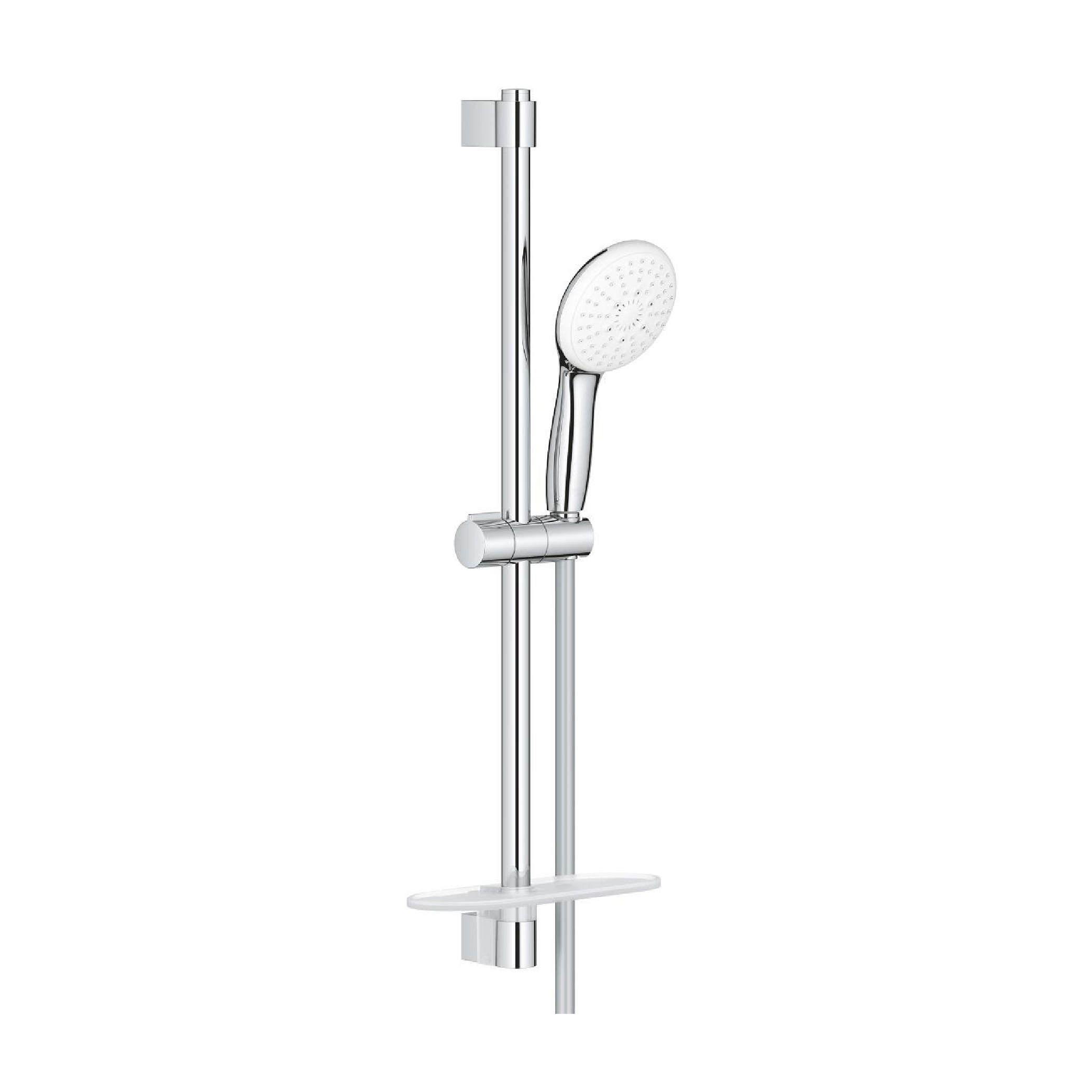 Grohe-27600003-01-1.jpg GROHE TEMPESTA 110 SHOWER RAIL SET 3 SPRAYS WITH TRAY - Image 1