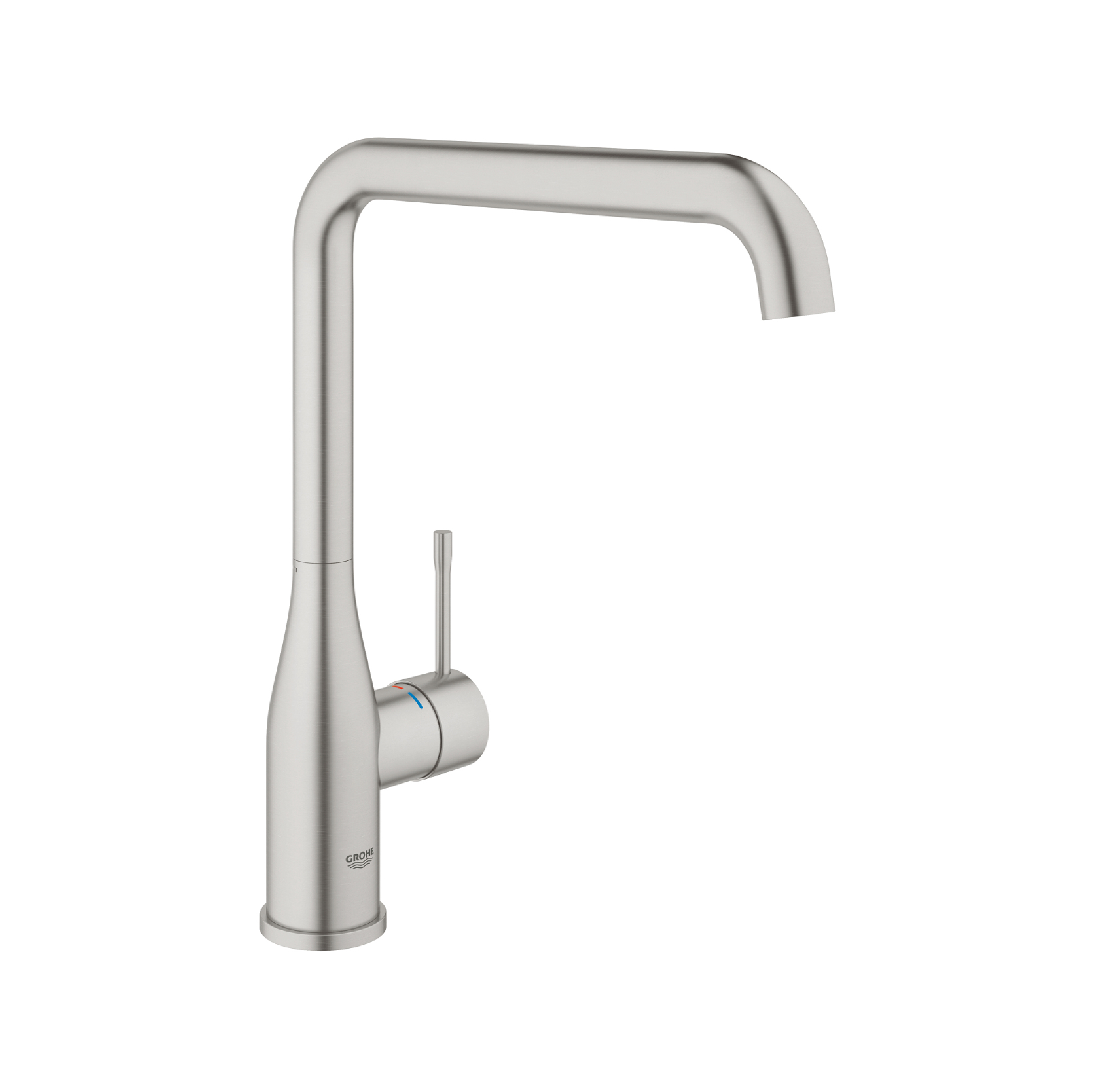 Grohe-30269DC0-01-1.jpg GROHE ESSENCE SINGLE LEVER SINK MIXER 1/2″ SUPERSTEEL - Image 1