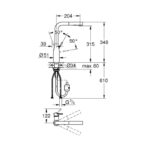 GROHE ESSENCE SINGLE LEVER SINK MIXER 1/2″ - Image 2