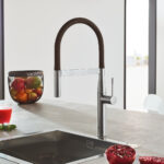 GROHE ESSENCE SINGLE-LEVER SINK MIXER 1/2" SUPERSTEEL INFINITY FINISH - Image 3