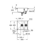 GROHE K500 COMPOSITE SINK - Image 2