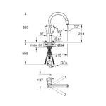 GROHE CONCETTO S-LEVER SINK MIXER - Image 2