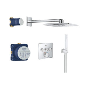 GROHTERM SMARTCONTROL PERFECT SHOWER SET WITH RAINSHOWER SMARTACTIVE 310 CUBE