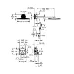 GROHTHERM SMARTCONTROL ROUND CONCEALED 3 FUNCT SHOWER SYSTEM 310 - Image 2