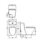 GROHE PROJECTLINE ONE PIECE TOILET - Image 2