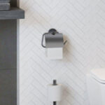 GROHE ESSENTIAL TOILET PAPER HOLDER, SUPERSTEEL - Image 3