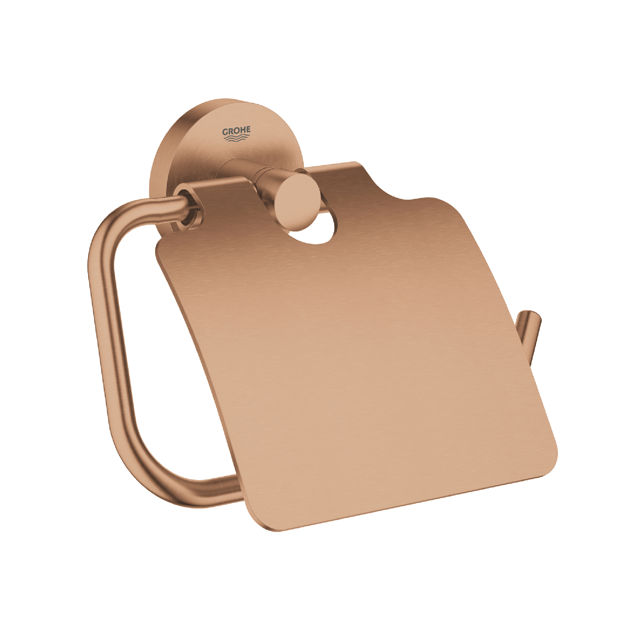 Grohe-40367DL1-01-1.jpg GROHE ESSENTIAL TOILET PAPER HOLDER, BRUSHED WARM SUNSET - Image 1