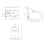 INAX S400 TOILET ONE PIECE - Image 2