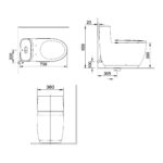 INAX S600 ONE PIECE TOILET - Image 2
