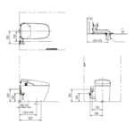 INAX SATIS G SHOWER TOILET WHITE - Image 2