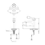 INAX S600 BASIN MIXER - Image 2