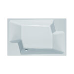 KOLPA BUILT-IN TUB 190X120CM + BATH TRAP INCLUDE OVERFLOW 1M