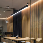 PENTALINEA ALUMINIUM LED PROFILE 40.1X75MM POWDER COATED MATTE BLACK 3M/PC - Image 3