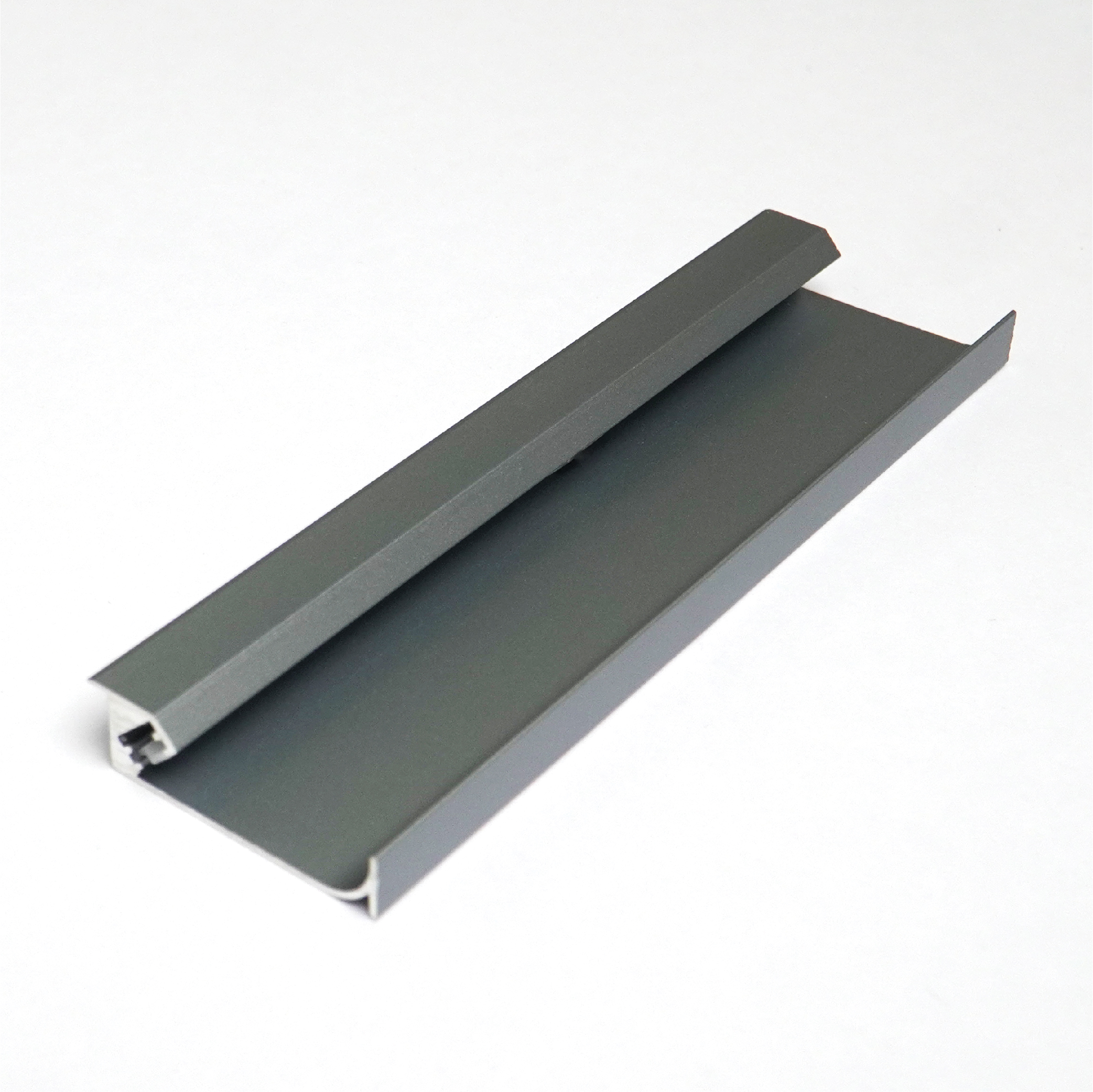 Pentalinea-S0120-AMSG-01.jpg PENTALINEA ALUMINIUM LED PROFILE 43X12MM MATT STEEL GREY 3M/PC - Image 1