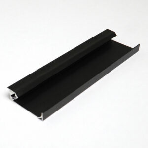PENTALINEA ALUMINIUM LED PROFILE 43X12MM ANODIZING SANDBLAST BLACK 3M/PC
