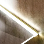 PENTALINEA ALUMINIUM LED PROFILE 11.2X11.2MM ANODIZING SANDBLAST GOLD 3M/PC - Image 3