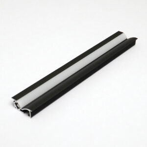 PENTALINEA ALUMINIUM LED PROFILE 24X8.9MM ANODIZING SANDBLAST BLACK 3M/PC