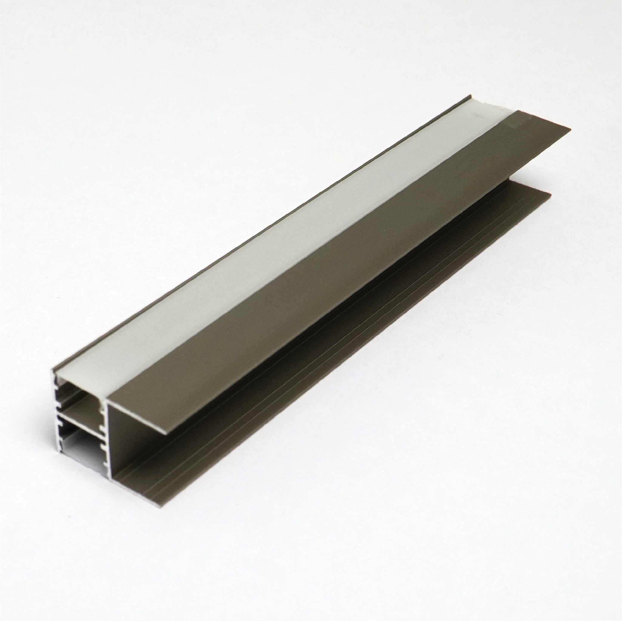 Pentalinea-YG-2720-AC-01.jpg PENTALINEA ALUMINIUM LED PROFILE 26.55X20.3MM ANODIZING CHAMPAGNE 3M/PC - Image 1