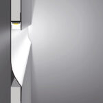 PENTALINEA ALUMINIUM LED PROFILE 135X14.7MM POWDER COATED MATTE WHITE 3M/PC - Image 3