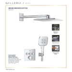 GROHTHERM SMARTCONTROL SQUARE CONCEALED 3 FUNCT SHOWER SYSTEM 310