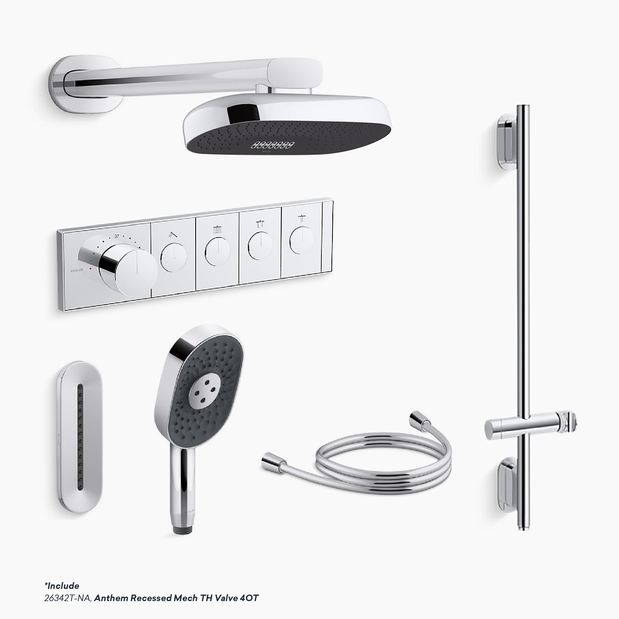 E-Com-WEB-Kohler-Paket-23_STATEMENT-ANTHEM-CP-Chrome-01-1.jpg KOHLER STATEMENT ANTHEM SHOWER SET - Image 1
