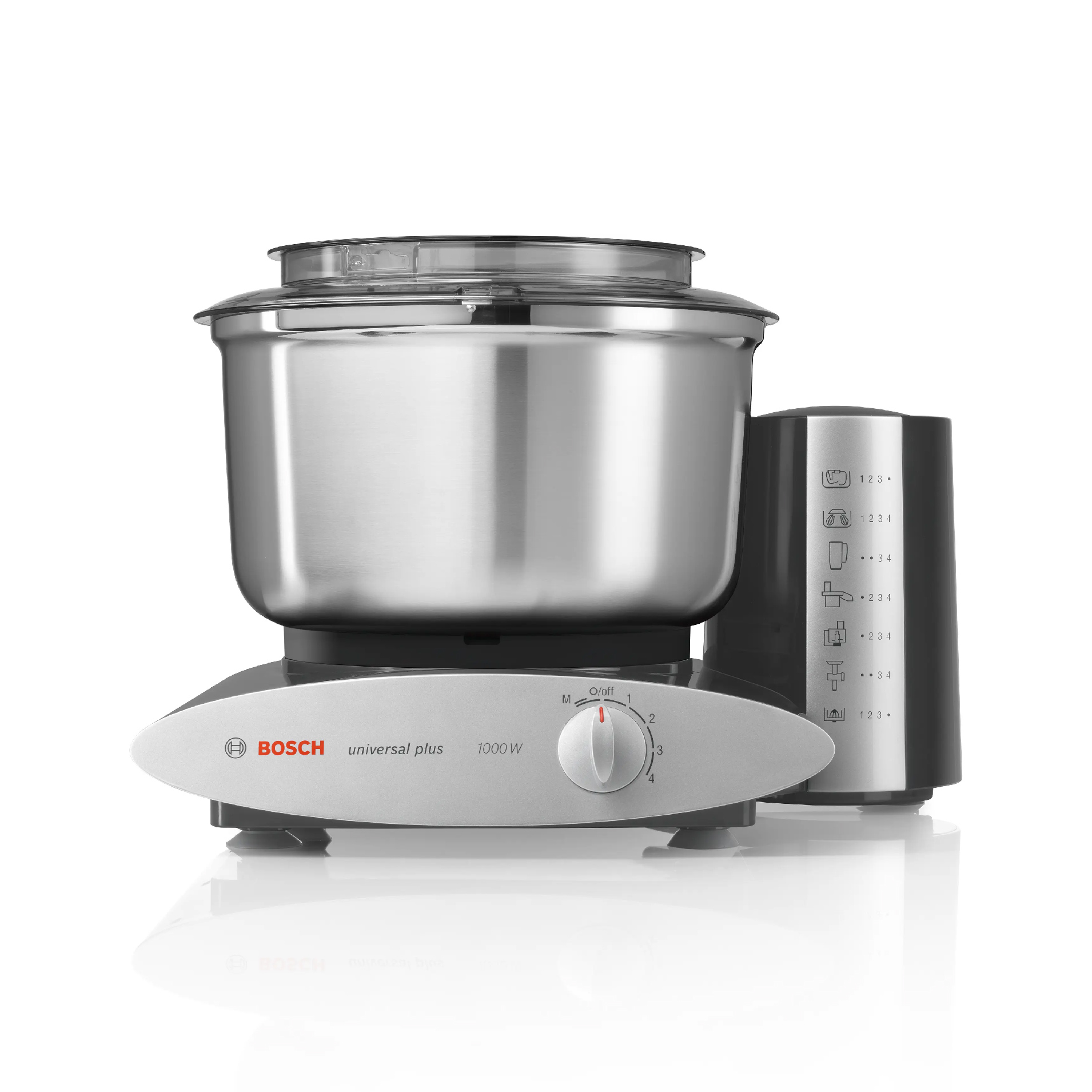 E-Com-WEB-BOSCH-21_MUM6N20A1-01.jpg BOSCH KITCHEN MACHINE 1000 W BLACK SILVER - Image 1