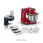 BOSCH SERIES 2 KITCHEN MACHINE 700 W RED - Image 3
