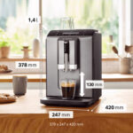 BOSCH SERIES 2 FULLY AUTOMATIC COFFEE MACHINE VEROCAFE DIAMOND TITANIUM METALLIC - Image 3