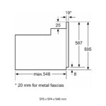 BOSCH SERIES 2 BUILT-IN OVEN 60 X 60 CM STAINLESS STEEL - Image 3