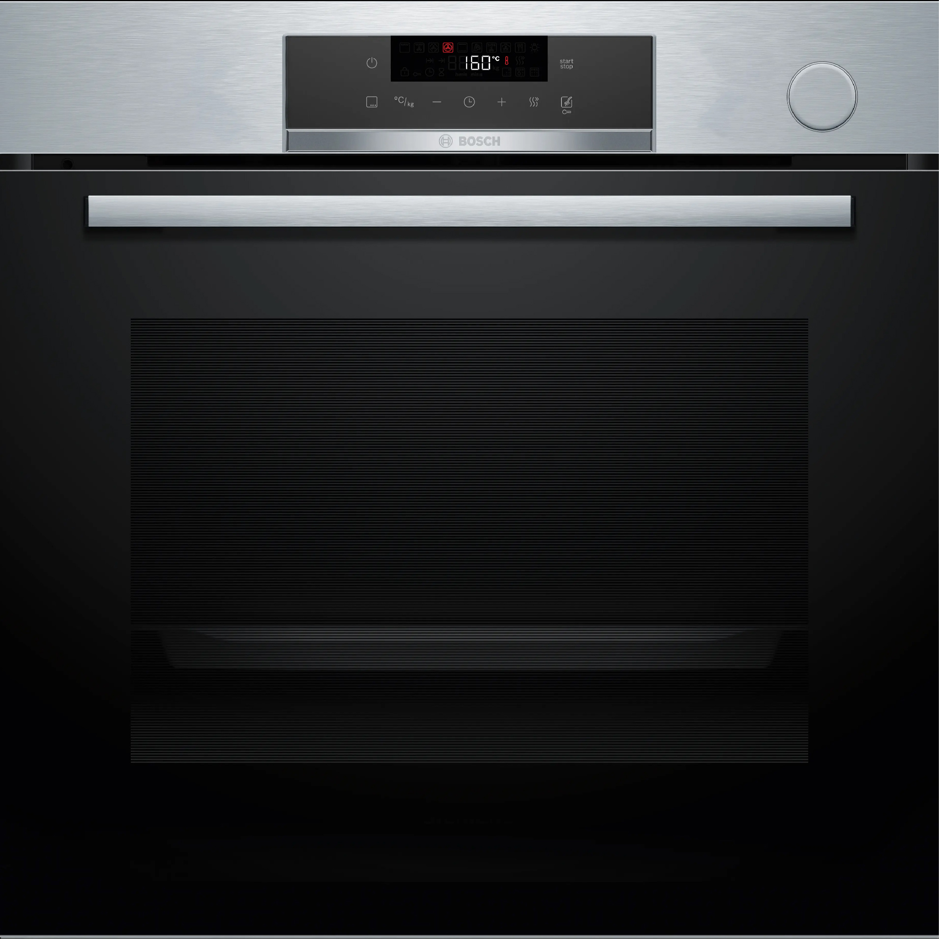 E-Com-WEB-BOSCH-35_HRG532ES3-01.jpg BOSCH SERIES 4 BUILT-IN OVEN WITH ADDED STEAM FUNCTION 60 X 60 CM STAINLESS STEEL - Image 1