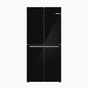 BOSCH SERIES 4 FRENCH DOOR REFRIGERATOR GLASS DOOR 189.5 X 85.5 CM BLACK