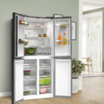 BOSCH SERIES 4 FRENCH DOOR REFRIGERATOR GLASS DOOR 189.5 X 85.5 CM BLACK - Image 2