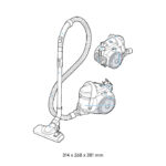 BOSCH SERIES 2 BAGLESS VACUUM CLEANER WHITE - Image 3