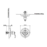 KOHLER FAIRFAX 35MM RECESSED SHOWER TRIM - Image 2