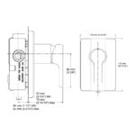 KOHLER SINGULIER 40MM RECESSED SHOWER FACEPLATE - Image 2