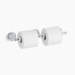 KOHLER REVIVAL DOUBLE TOILET TISSUE HOLDER