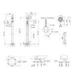 KOHLER OCCASION FREESTANDING BATH MIXER WITH CONCEALED BODY - Image 2