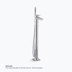 KOHLER PARALLEL FREESTANDING BATH MIXER WITH CONCEALED BODY